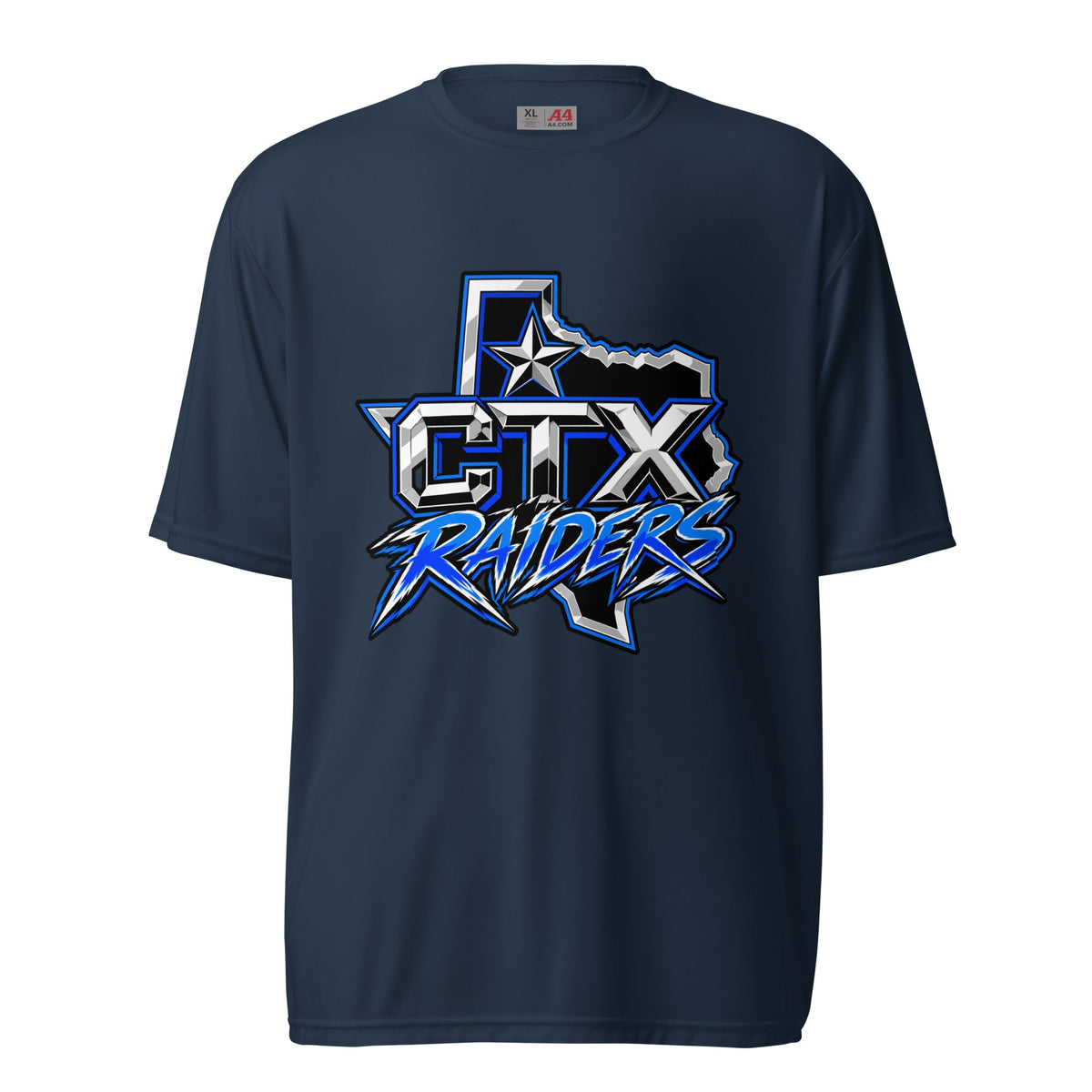 Active | Moisture Wicking Shirt | Central Texas Raiders | Crest Logo