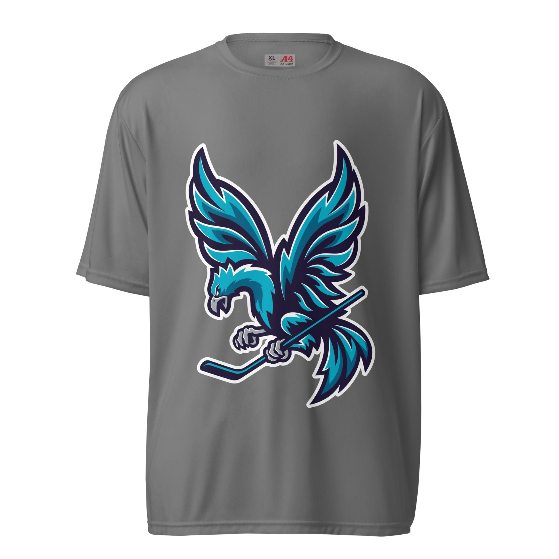 Active | Moisture Wicking Shirt | Charlotte Rise | Mascot Logo