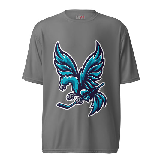 Active | Moisture Wicking Shirt | Charlotte Rise | Mascot Logo