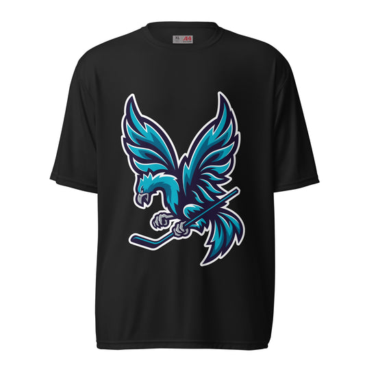 Active | Moisture Wicking Shirt | Charlotte Rise | Mascot Logo