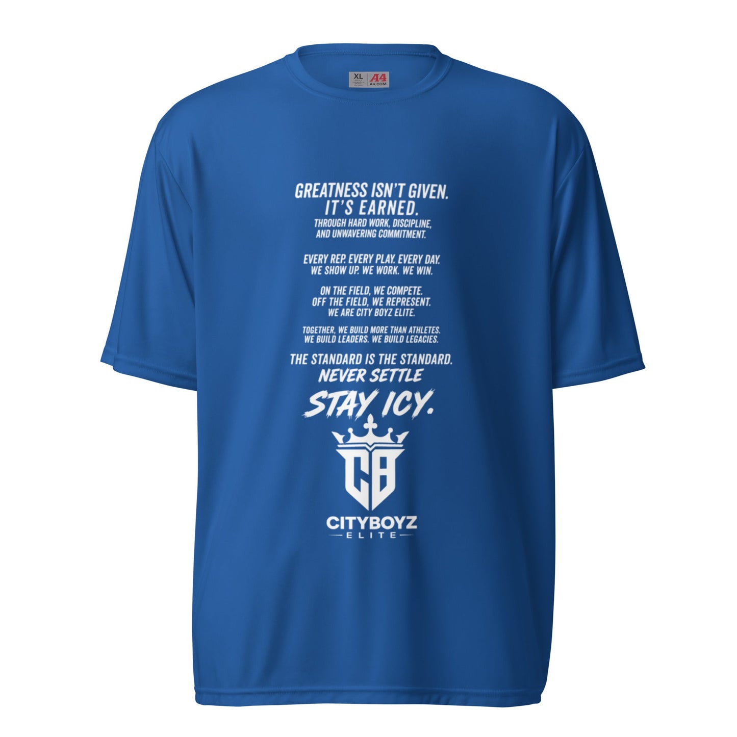 Active | Moisture Wicking Shirt | City Boyz Elite | Legacy Builder Mark Logo