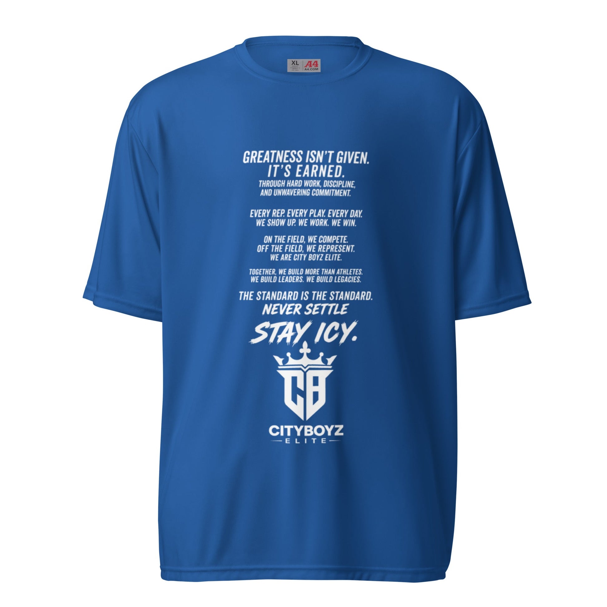 Active | Moisture Wicking Shirt | City Boyz Elite | Legacy Builder Mark Logo