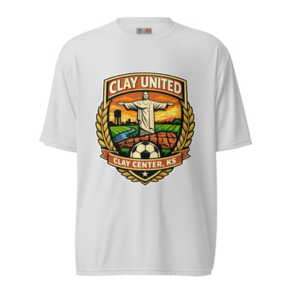 Active | Moisture Wicking Shirt | Clay United | Crest Logo