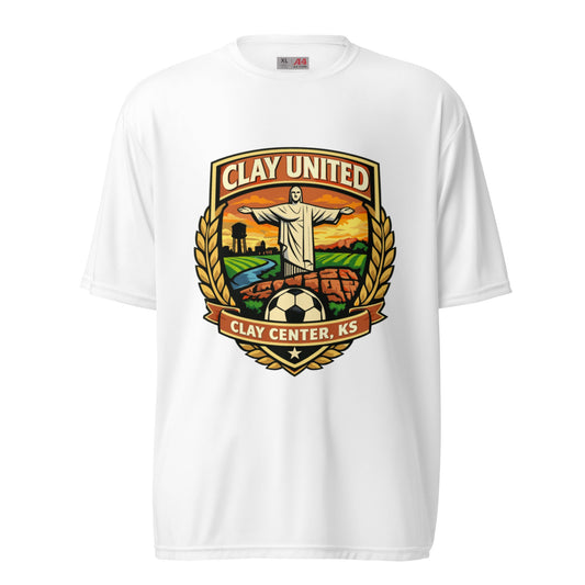 Active | Moisture Wicking Shirt | Clay United | Crest Logo