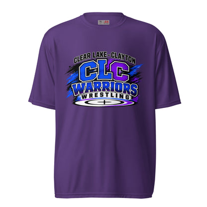 Active | Moisture Wicking Shirt | Clear Lake - Clayton Wrestling | Vanguard Logo