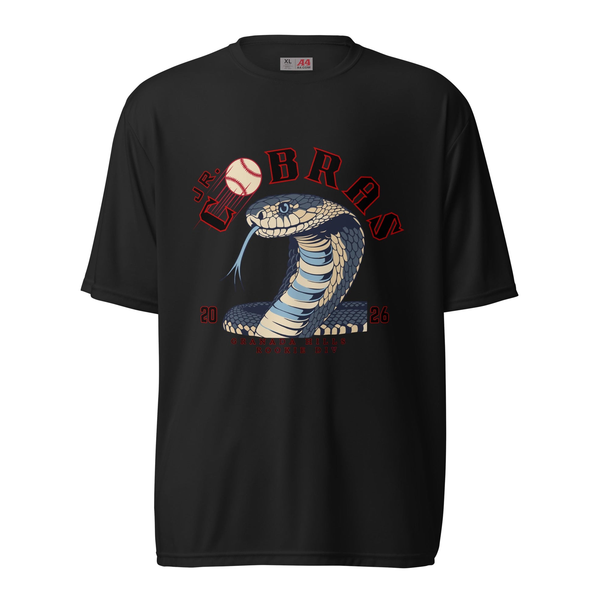 Active | Moisture Wicking Shirt | Cobras '26 | Rookie Div Logo