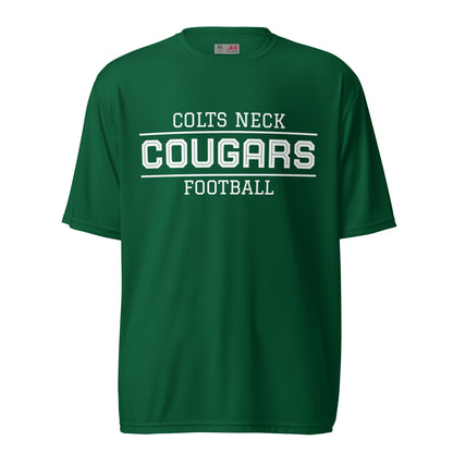 Active | Moisture Wicking Shirt | Colts Neck Cougars | Youth Tackle Football (AYF) | Script Logo