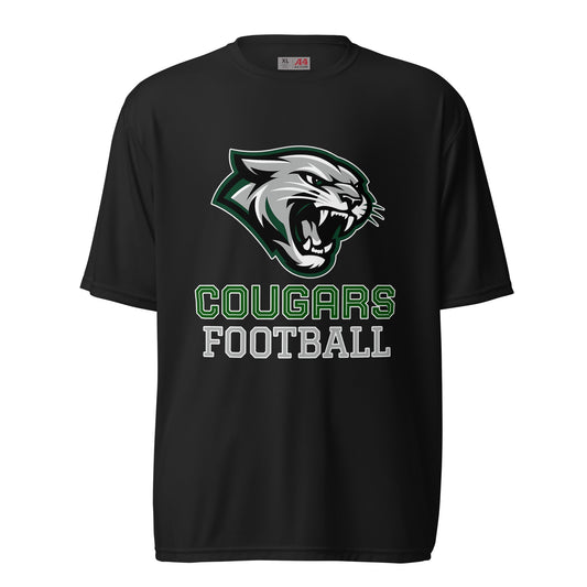 Active | Moisture Wicking Shirt | Colts Neck Cougars | Youth Tackle Football (AYF) | Strike Mascot Logo