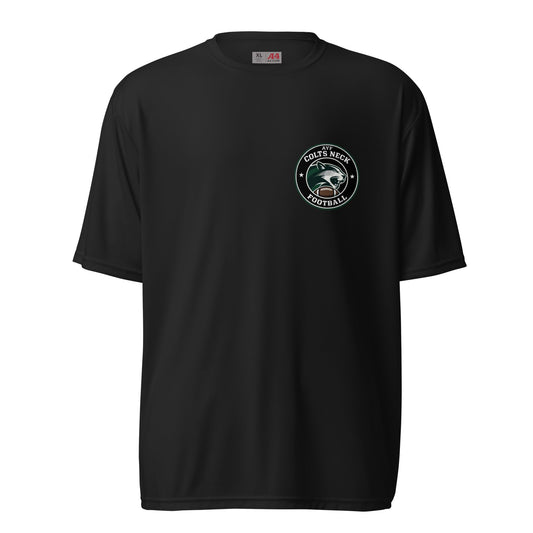 Active | Moisture Wicking Shirt | Colts Neck Cougars | Youth Tackle Football (AYF) | Varsity Badge Logo