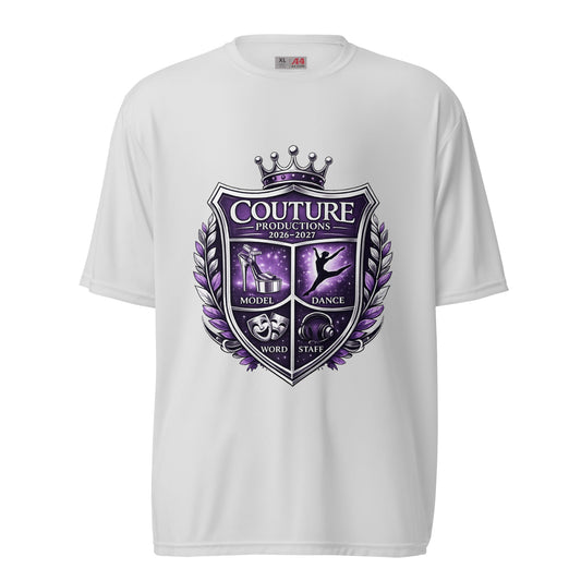 Active | Moisture Wicking Shirt | Couture Productions | Couture Shield Logo