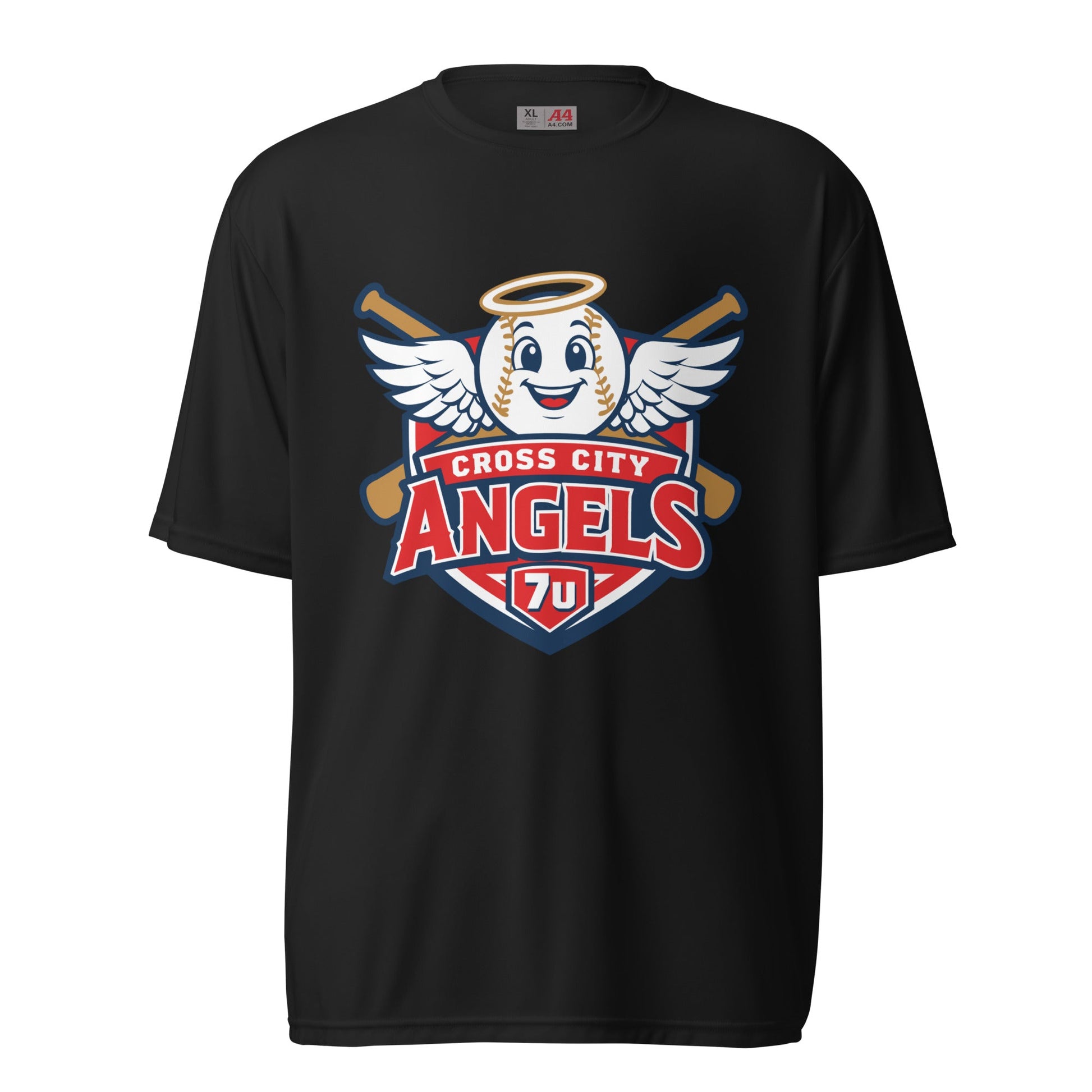 Active | Moisture Wicking Shirt | Cross City Angels | Shield Logo