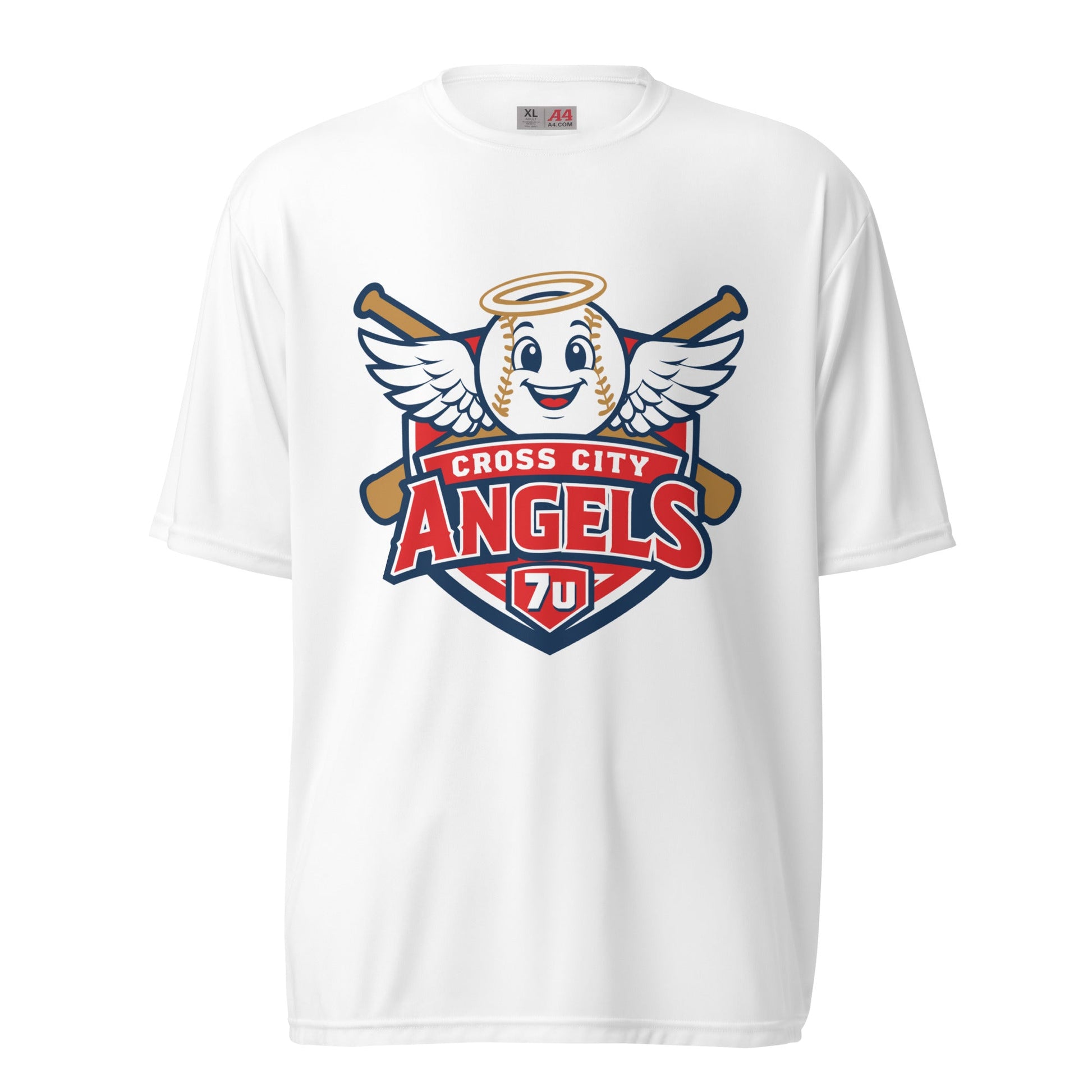 Active | Moisture Wicking Shirt | Cross City Angels | Shield Logo