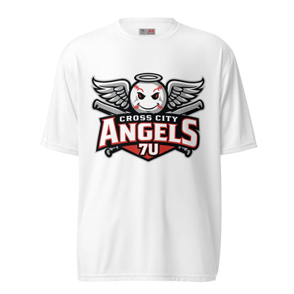Active | Moisture Wicking Shirt | Cross City Angels | Winged Guardian Logo