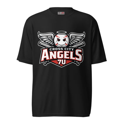 Active | Moisture Wicking Shirt | Cross City Angels | Winged Guardian Logo