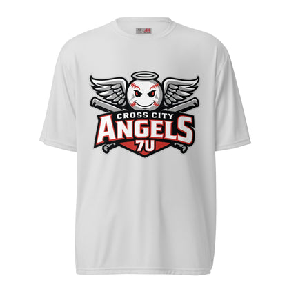 Active | Moisture Wicking Shirt | Cross City Angels | Winged Guardian Logo