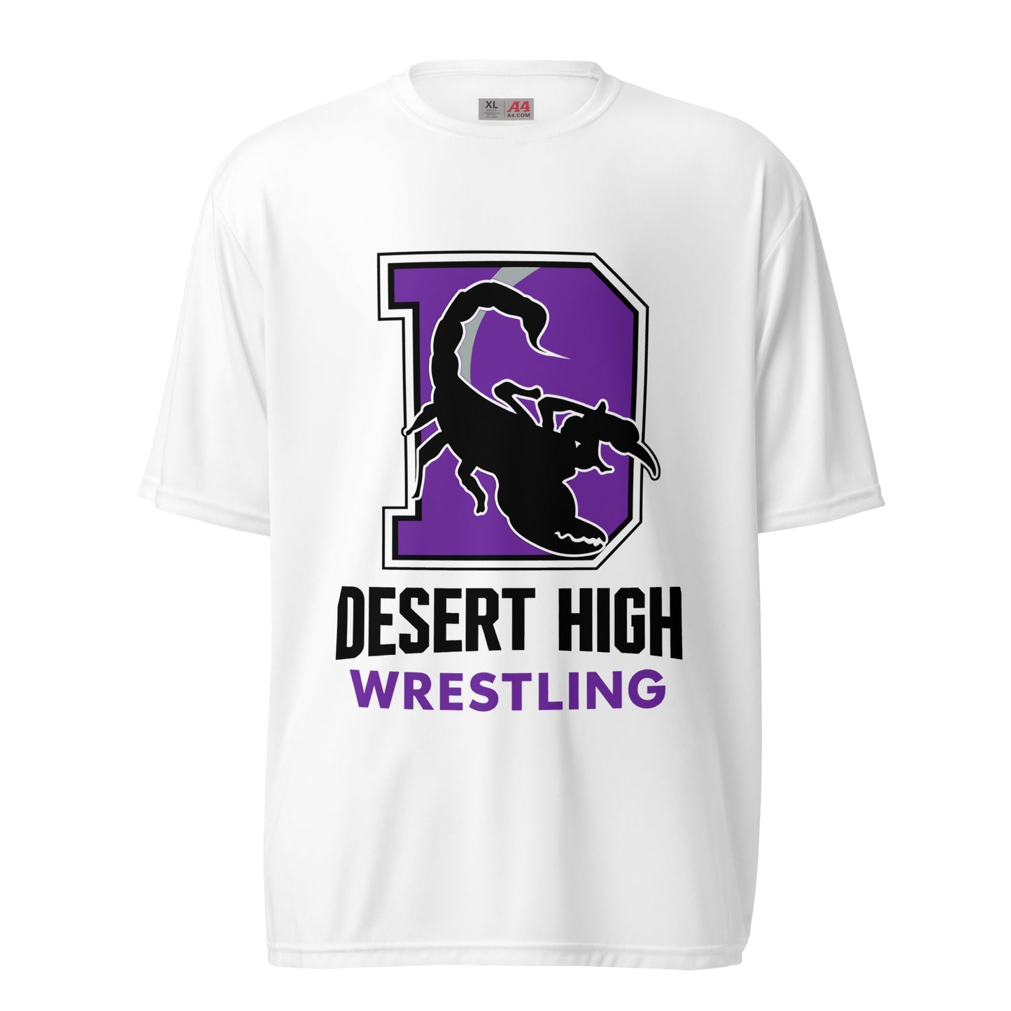 Active | Moisture Wicking Shirt | Desert High Scorpions | Crest Logo