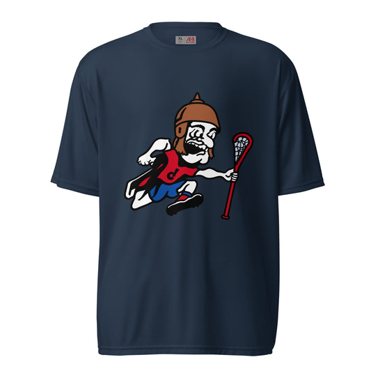 Active | Moisture Wicking Shirt | Detroit Lacrosse | Crest Logo