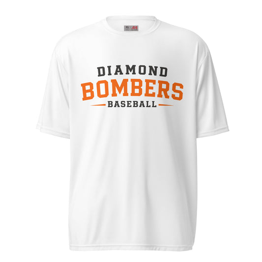Active | Moisture Wicking Shirt | Diamond Bombers | Modern Script Logo