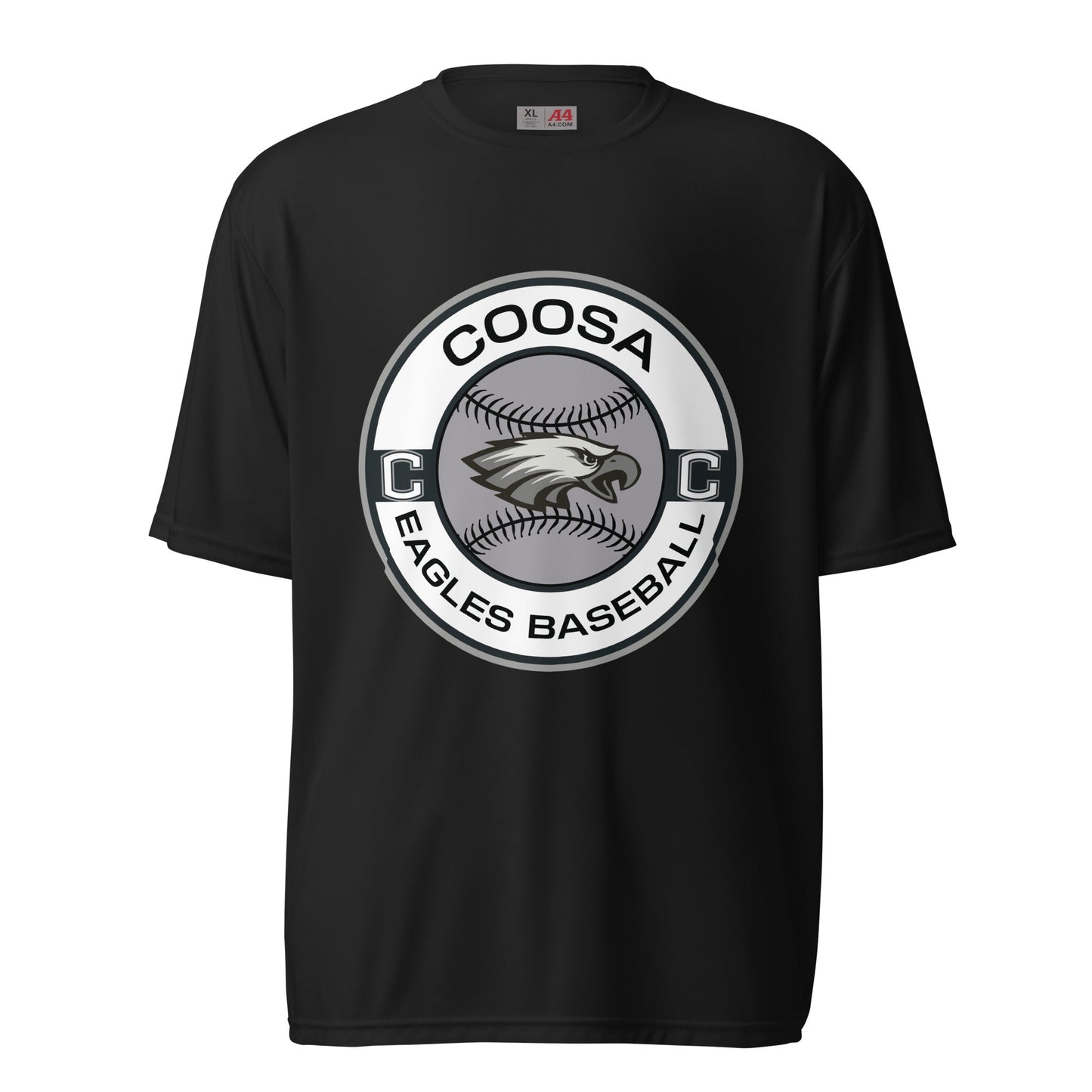 Active | Moisture Wicking Shirt | Eagles Baseball | Badge Logo