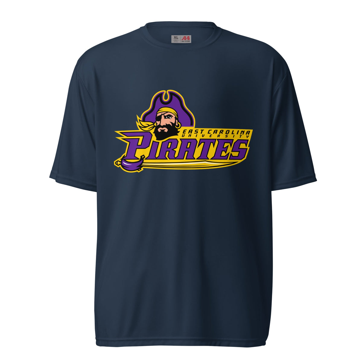 Active | Moisture Wicking Shirt | ECU Club Womens Lacrosse | Pirate Emblem Logo