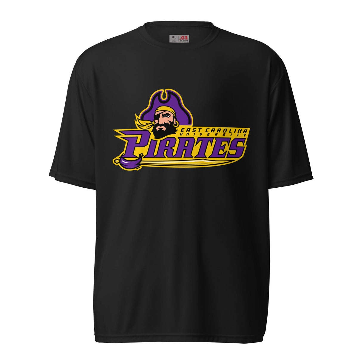 Active | Moisture Wicking Shirt | ECU Club Womens Lacrosse | Pirate Emblem Logo