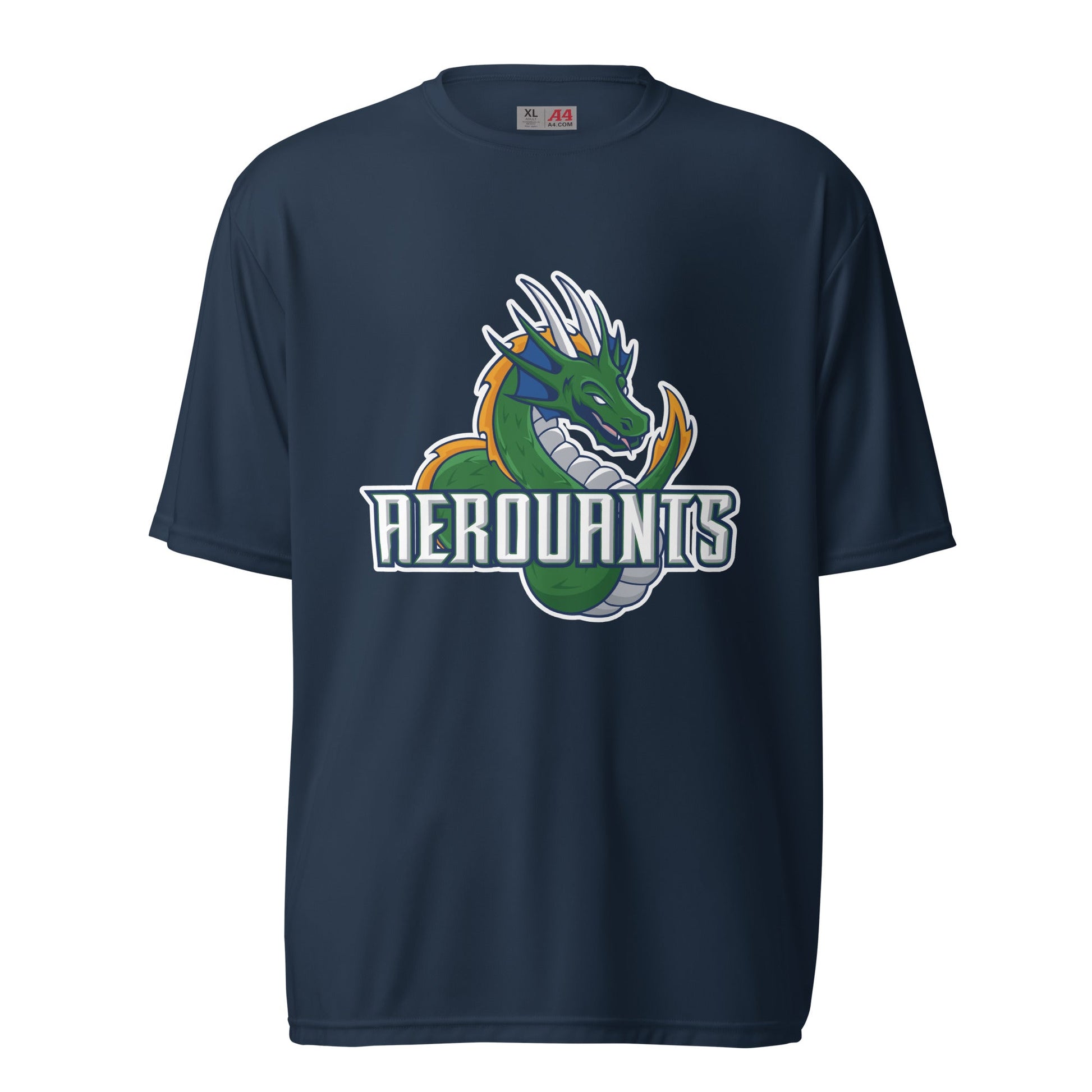 Active | Moisture Wicking Shirt | Emerald High School Baseball | Dragon Logo