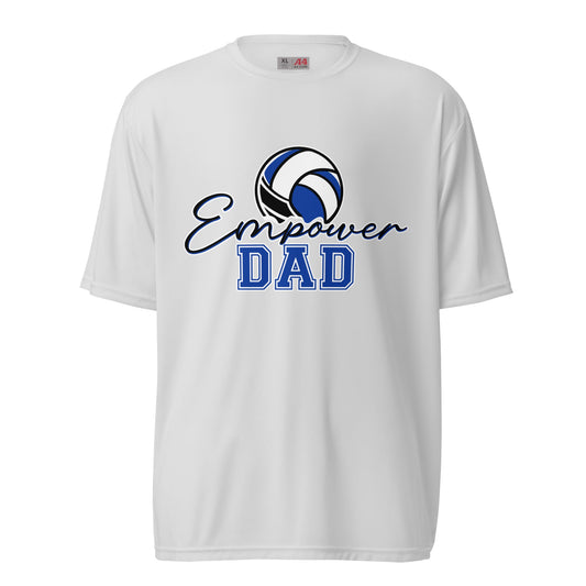 Active | Moisture Wicking Shirt | Empower Volleyball Club | Dad Crest Logo