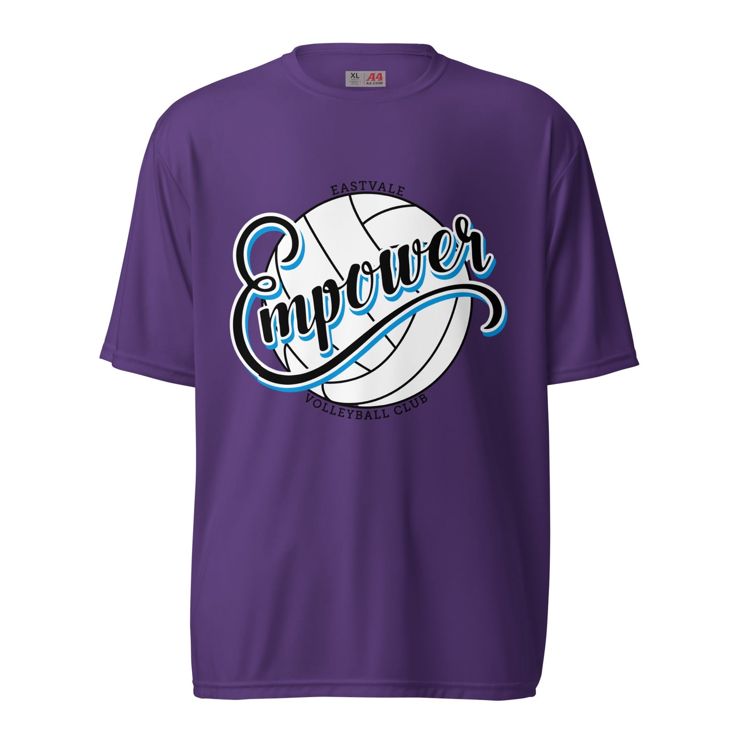 Active | Moisture Wicking Shirt | Empower Volleyball Club | Emblem Logo