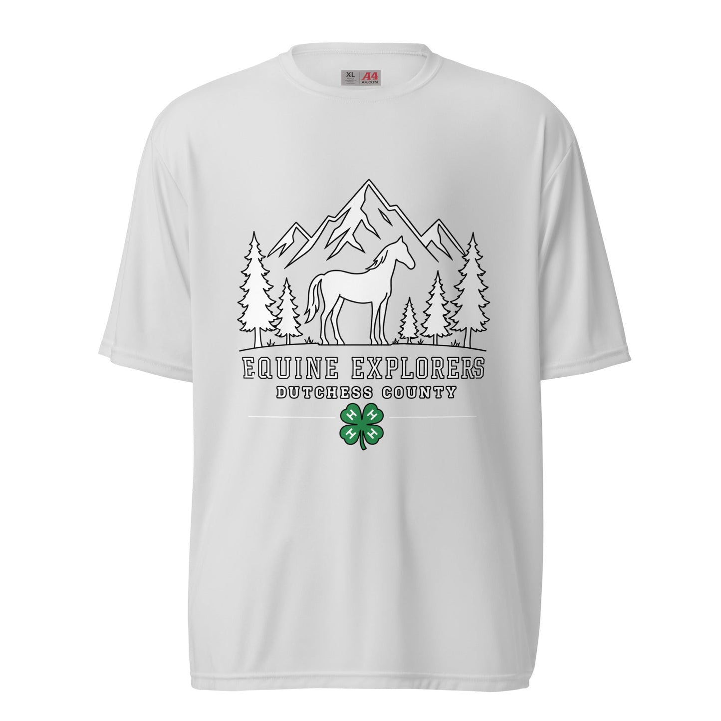 Active | Moisture Wicking Shirt | Equine Explorers | Dutchess Crest Trailblazers Logo
