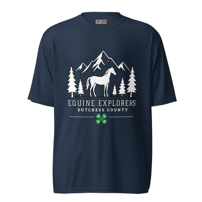 Active | Moisture Wicking Shirt | Equine Explorers | Dutchess Crest Trailblazers Logo