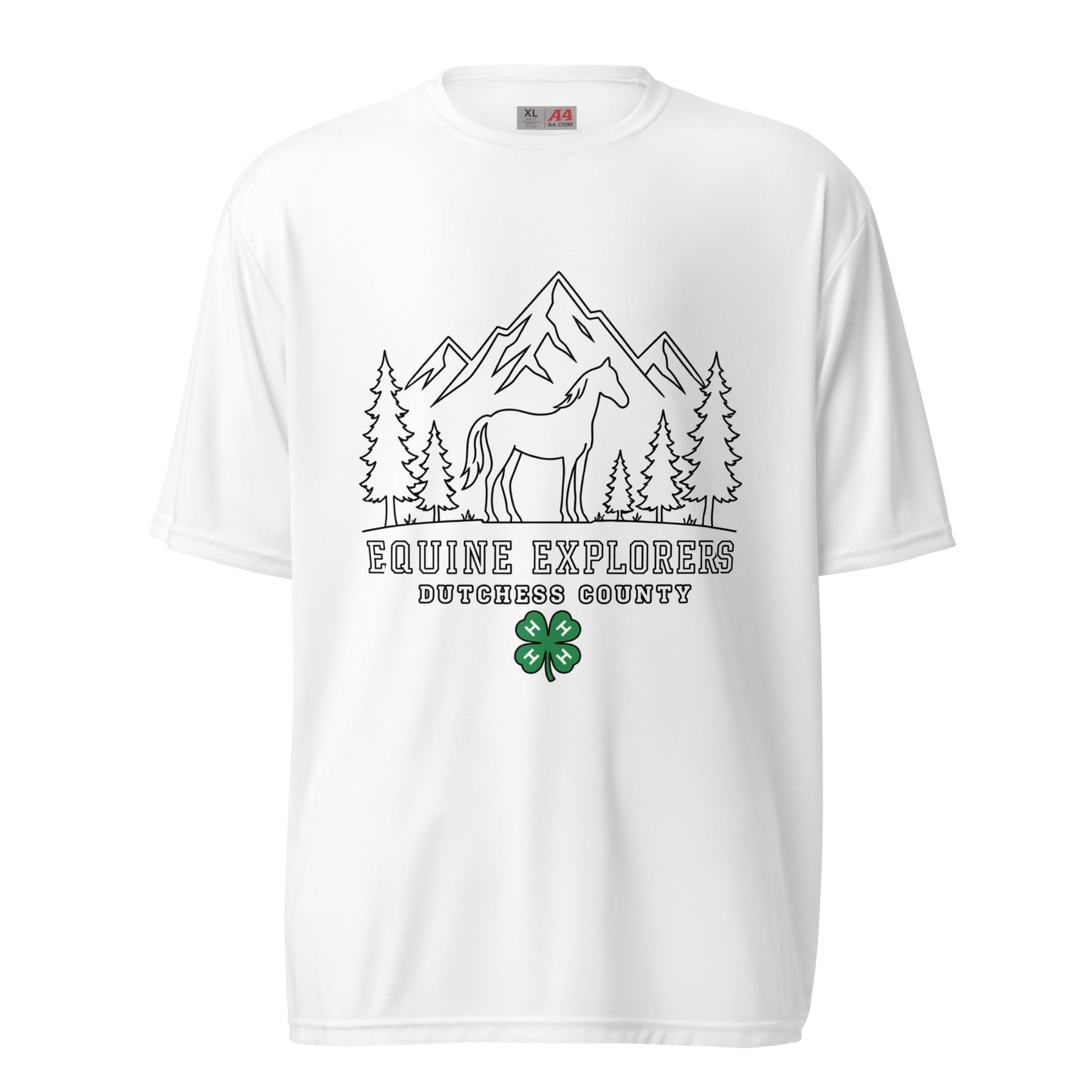 Active | Moisture Wicking Shirt | Equine Explorers | Dutchess Crest Trailblazers Logo