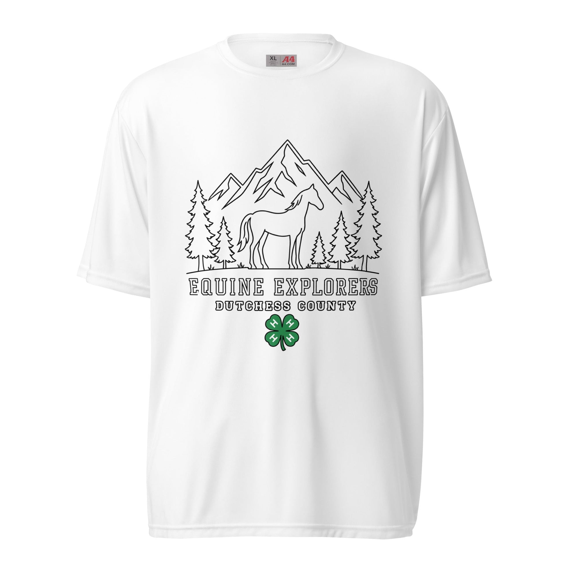 Active | Moisture Wicking Shirt | Equine Explorers | Dutchess Crest Trailblazers Logo
