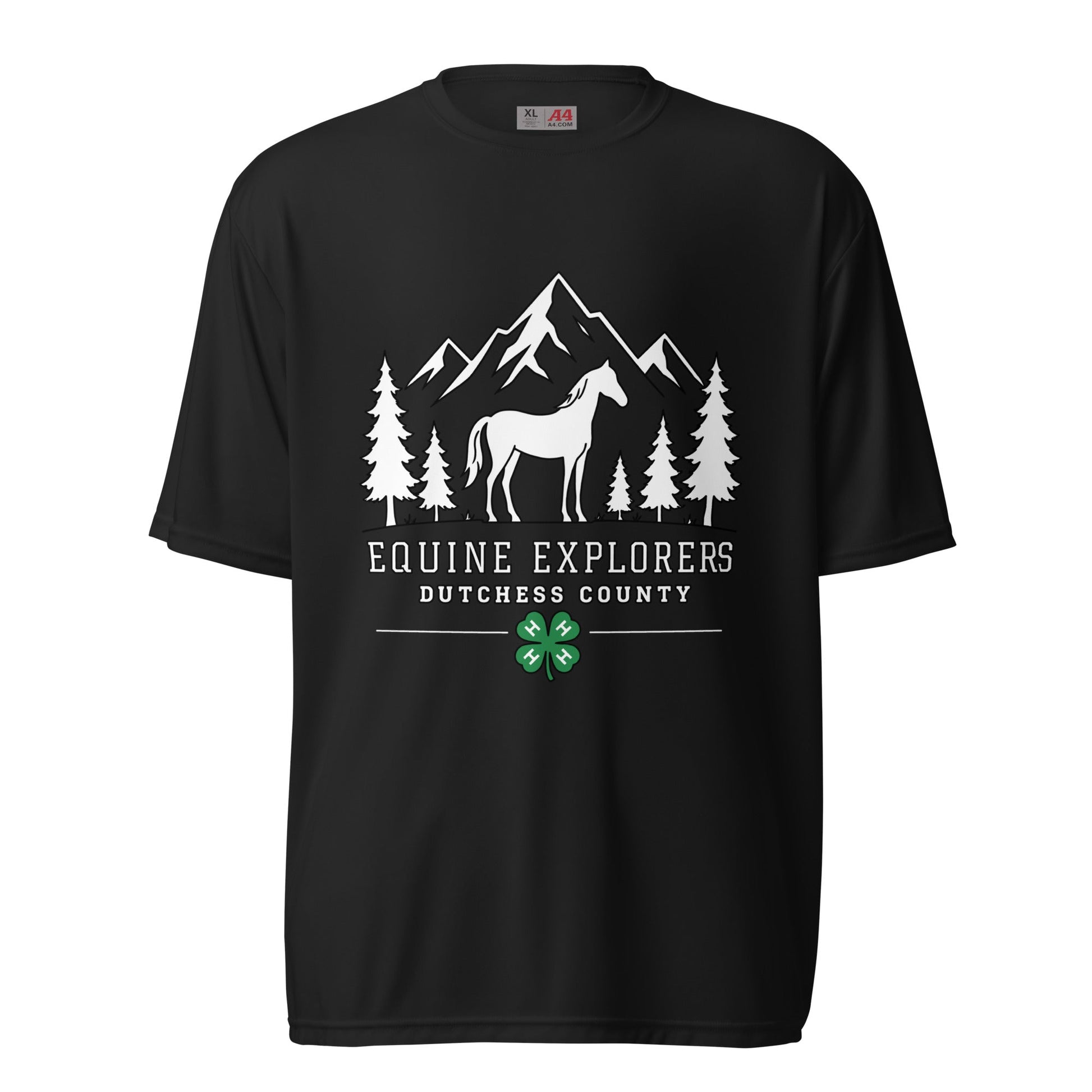 Active | Moisture Wicking Shirt | Equine Explorers | Dutchess Crest Trailblazers Logo