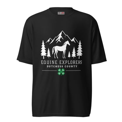 Active | Moisture Wicking Shirt | Equine Explorers | Dutchess Crest Trailblazers Logo