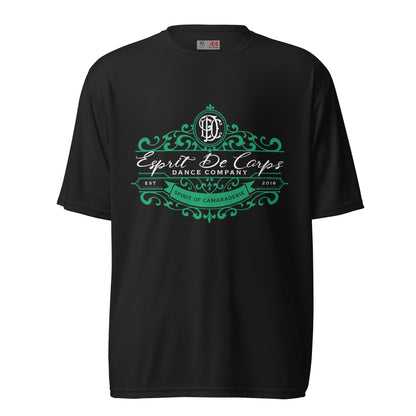 Active | Moisture Wicking Shirt | Esprit de Corps Dance Co., LLC | Crest Logo