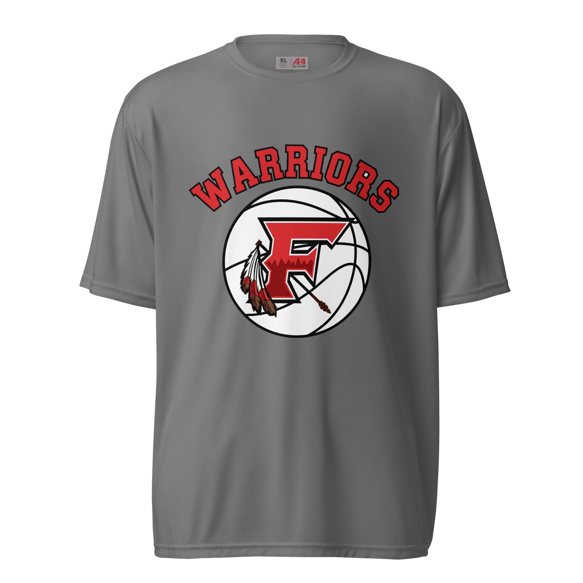 Active | Moisture Wicking Shirt | Fallbrook Basketball | Warriors Logo