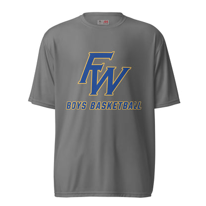 Active | Moisture Wicking Shirt | Fayette Ware Boys Basketball | FW Crest Logo