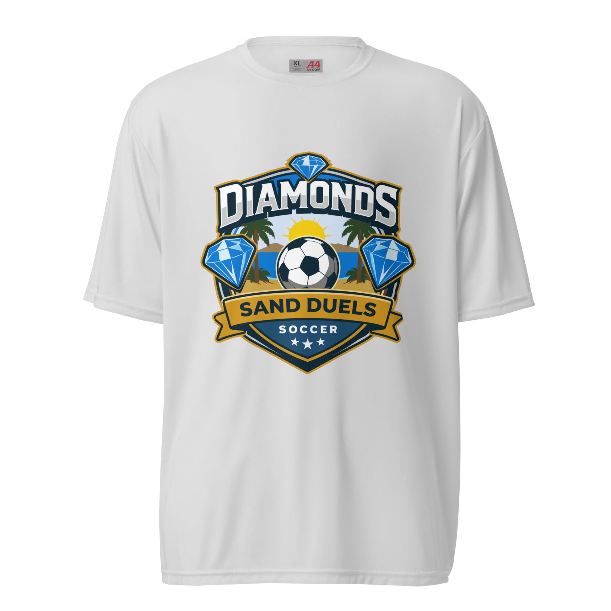 Active | Moisture Wicking Shirt | FC Charles: Diamonds | Crest Logo