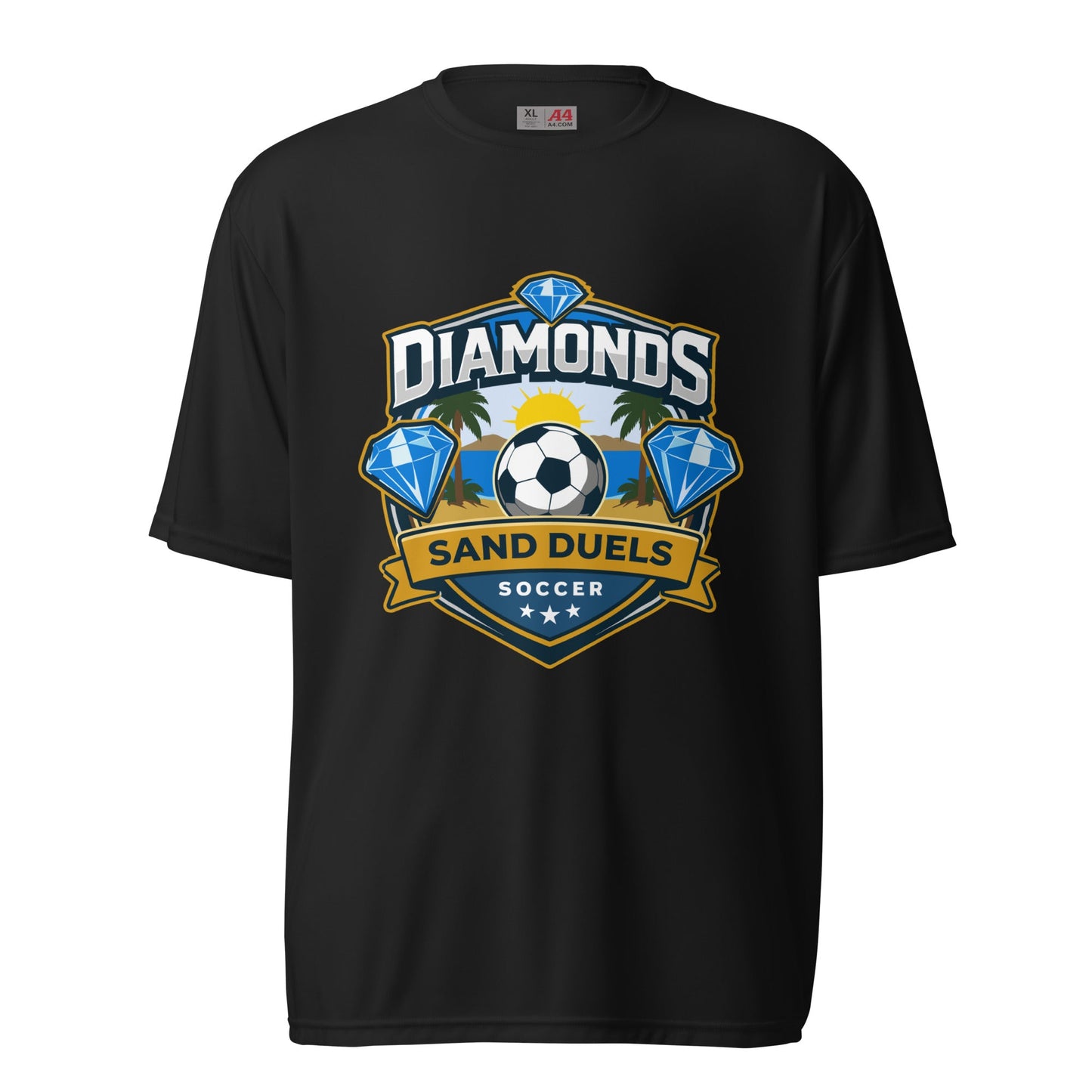 Active | Moisture Wicking Shirt | FC Charles: Diamonds | Crest Logo