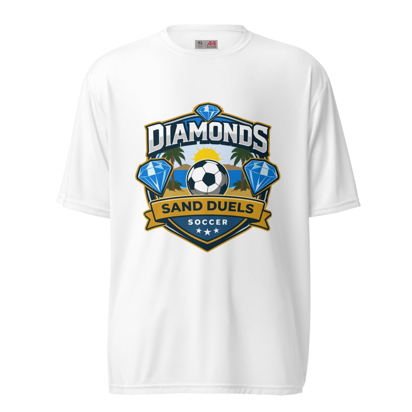 Active | Moisture Wicking Shirt | FC Charles: Diamonds | Crest Logo