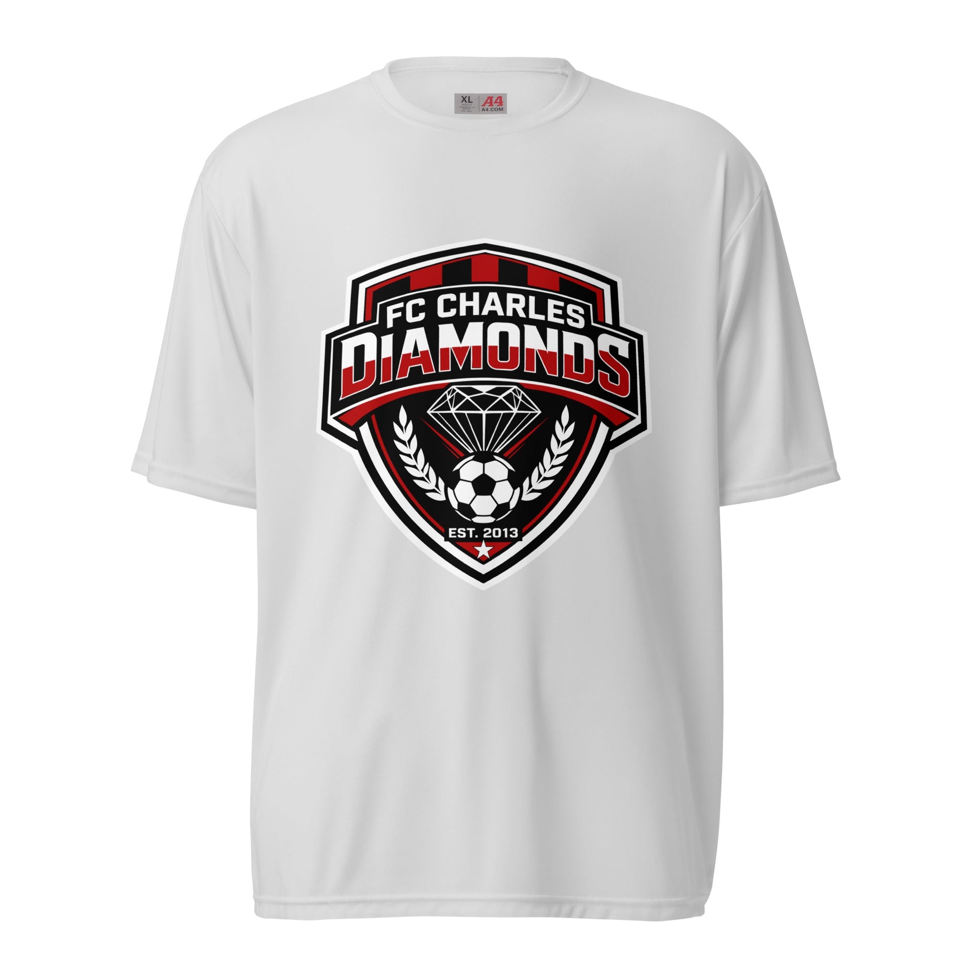 Active | Moisture Wicking Shirt | FC Charles: Diamonds | Emblem Logo