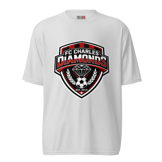Active | Moisture Wicking Shirt | FC Charles: Diamonds | Emblem Logo