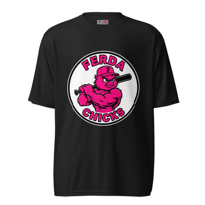 Active | Moisture Wicking Shirt | FerDa Chicks | Badge Logo