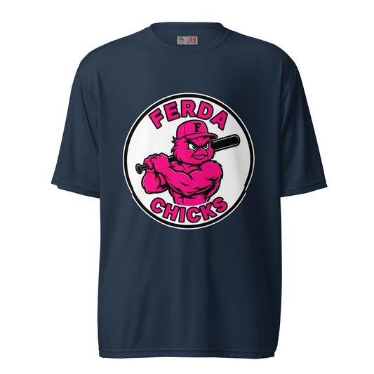 Active | Moisture Wicking Shirt | FerDa Chicks | Badge Logo