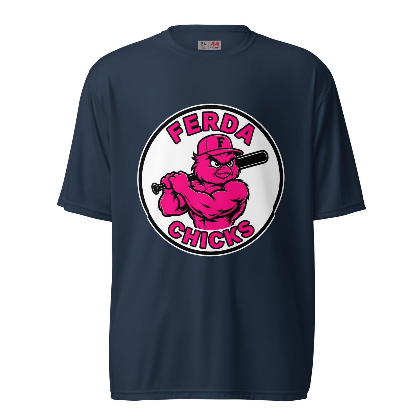 Active | Moisture Wicking Shirt | FerDa Chicks | Badge Logo