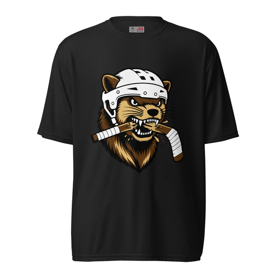Active | Moisture Wicking Shirt | Fighting Mongooses Hockey Club | Mascot Logo