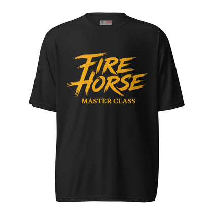 Active | Moisture Wicking Shirt | Fire Horse Masters | Modern Script Logo