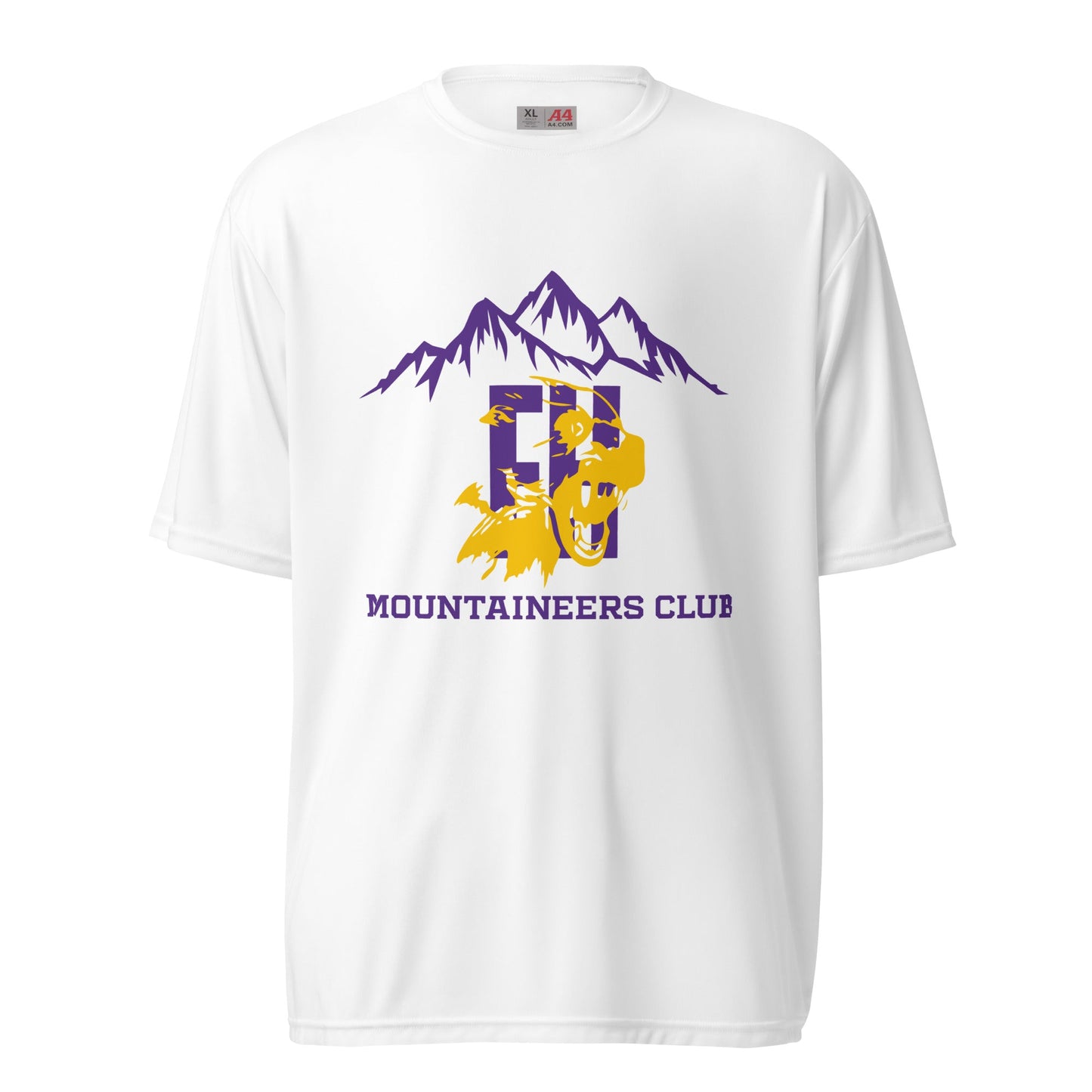 Active | Moisture Wicking Shirt | Friday Harbor High School Mountaineers Club | Mountaineers Logo