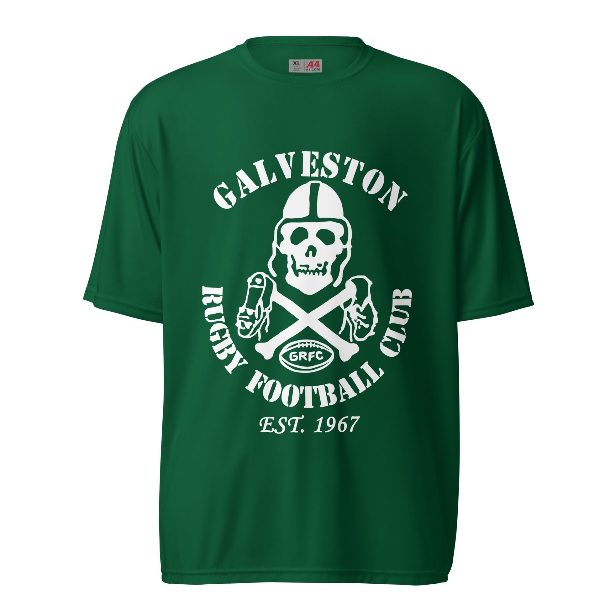 Active | Moisture Wicking Shirt | Galveston Football Rugby Club | Alt Logo