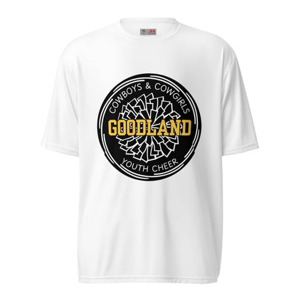 Active | Moisture Wicking Shirt | Goodland Youth Cheer | Badge Logo